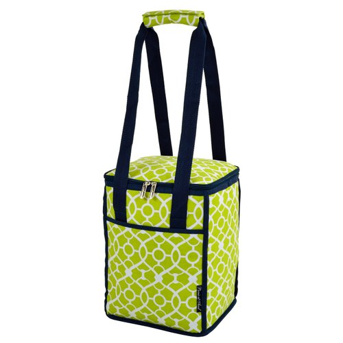 Picnic at Ascot Square Cooler Tote, Trellis Green