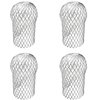 Sankoly 4 Pack Downspouts Gutter Guard Aluminum Filter Strainer Expandable Gutter Downspout Guards Gutter Downspout Protectors for Preventing Blockage from Leaves, Debris