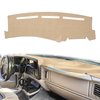 HanLanKa Dashboard Cover for Chevrolet Silverado 1500 2500 3500 1999-2006 Avalanche Chevy Tahoe Suburban GMC Sierra Yukon Dash Cover Mat(Premium Carpet, Beige)