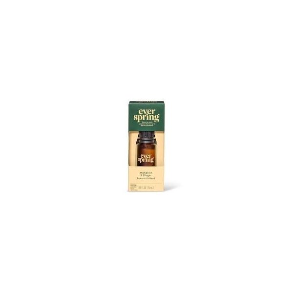 Everspring- Mandarin & Ginger Essential Oil Blend - 0.5 fl oz