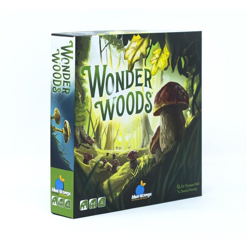Wonder Woods Board Game by Blue Orange Games - Family or Adult Mushroom Theme Strategy Board Game for 2 to 5 Players. Recommended for Ages 8 & Up.