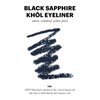 Jillian Dempsey Khôl Eyeliner | Waterproof Eyeliner Pencil with Built-in Smudger | Long-Lasting Intense Color I Black Sapphire