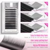 CLIONE PRIME Lash Extension Lashes - 0.07 C Curl Lash Extensions 8-15 mm Mixed Length Eyelash Extensions Mega Volume Lash Extensions Classic Eyelash Extension Pestañas Pelo a Pelo Profesional
