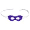 Eye See Gel Eye Mask, Purple - Cold Compress Ice Pack with Gel Beads - Microwave Safe for Heat Therapy - Great for Puffy Eyes, Dark Circles, Dry Eyes, Soothing Headaches