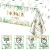 4Pcs Home Sweet Home Tablecloth - Housewarming Decorations Table Cover, Rectangular Key House Decoration Table Cloth for New Home Decoration House Warming Wedding Party Supplies, 51x86 Inch