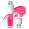 Unyoke Hydrating Lip Glow Oil, Lip Oil Gloss Transparent Toot Tinted Nourishing Long Lasting Repairing Lightening Lip Lines (CHERRY) 0.2 OZ