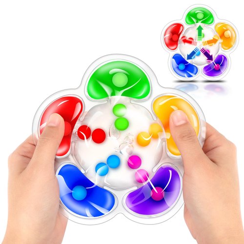mcgskl Color Sorting Sensory Toys, Color Matching Toys, Fine Motor Skills Game for Toddlers, Montessori Toys for Kids Boys Girls Ages 3-5