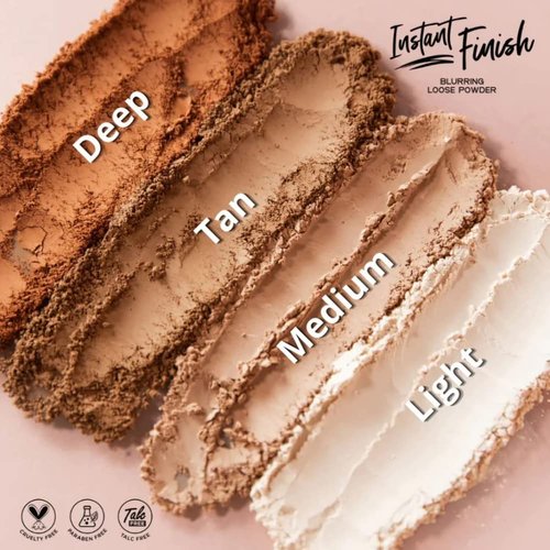 L.A. Girl Instant Finish Blurring Loose Powder, Light GLP730