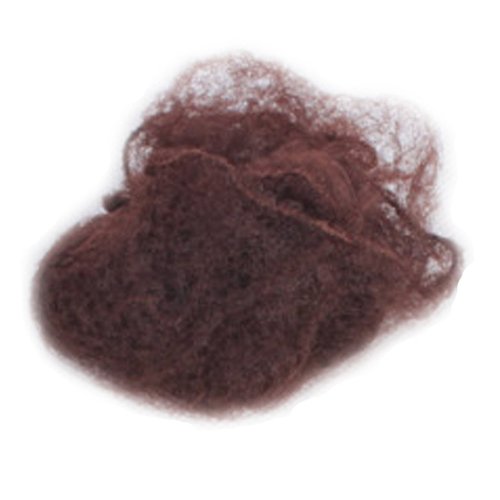 WeKen Pack of 100pcs Hair Nets Invisible Elastic Edge Mesh 50cm 20" Dark Brown
