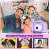 Dylanto Upgrade Kids Selfie Camera, Christmas Birthday Gifts for Girls&Boys Age 3-9, HD Digital Video Cameras for Toddler, Portable Toy for 3 4 5 6 7 8 Year Old Girls&Boys with 32GB SD Card (Purple