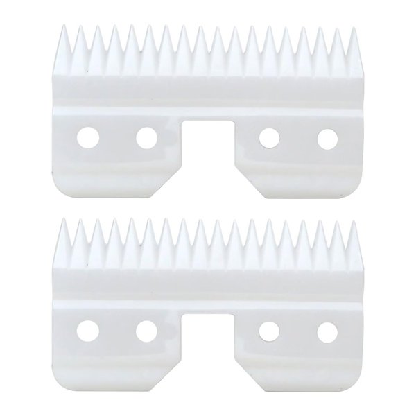 BLUE ELF Ceramic Clipper Cutting Blade Replacement for Most Andis Oster Wahl AG/A5 Clipper
