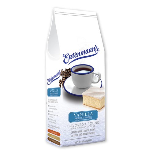 Entenmann's Ground Coffee, Vanilla Flavor, 10 Ounce