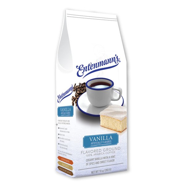 Entenmann's Ground Coffee, Vanilla Flavor, 10 Ounce