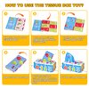 VPOJOY Baby Tissue Box Toy, Soft Montessori Tissue Box Baby Toys 6 to 12 Months, High Contrast Crinkle Paper Sensory Silk Scarves Toys for 1 Year Old Boys Girls Kids Early Learning Gifts