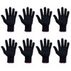 ccHuDE 8 Pcs Professional Heat Resistant Gloves Flat Curling Iron Glove Curling Wand Heat Protect Gloves Heat Proof Glove Mitts for Hair Styling Heat Blocking