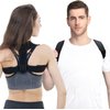 Posture Corrector for Women & Men, Adjustable Back Posture Corrector,Invisible Upper Back Brace Support and Providing Pain Relief from Neck, Back and Shoulder.