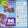Crayola Karma's World Coloring Book, Stickers Included, Gift for Girls & Boys, 96 Pages