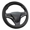 West Llama Customized Auto Car Steering Wheel Cover for Chevy 14.5-15 inches, Steering Wheel Cover for Chevrolet (Black - Standard Size)