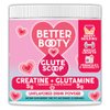 Better Booty Glute Scoop, Creatine for Women Creatine + L’Glutamine Amino Acid, Perfect for Booty Gain Muscle Builder Powder Glute Growth Drink Mix Supplement (300 Grams, 30 Servings)