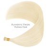 WENNALIFE I Tip Hair Extensions Human Hair, 50g 100s 16 Inch Platinum Blonde Remy Itip Human Hair Extensions Invisible Itips Straight I Tips Fusion Extensions Real Human Hair