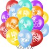 36 Pcs Science Balloons，Science Themed Balloons for Holiday Celebrations Science Themed Party Supplies