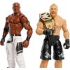 Mattel WWE Championship Showdown 2-Pack Action Figures & Accessory, Series #16 Brock Lesnar vs Bobby Lashley Collectible Set, 6-inch