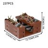 MOOXI WW2 Medical Point Military Building Block Set(237PCS).Suitable for Children's Military Block Creations.