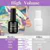 Beetles Nail Foil Glue Nail Art Foil Glue Gel for Foil Stickers Nail Glue Foil Transfer Gel 15ML Gel Nail Foil Transfer Glue Nail Art Manicure DIY LED Lamp Required Soak Off