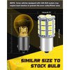 Qoope 1156 1141 LED Bulb Warm White Super Bright 1003 BA15S 7506 1073 LED Light Bulbs 5050 27-SMD Replacement for 12V RV Camper Trailer Boat Interior Lights, Pack of 10