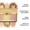 FV Highlighter Palette, Highly Pigmented & Metallic Finish Highlighter Pressed Powder, Multi-Use Highlighter Makeup for Body & Eyeshadow, Cruelty-Free