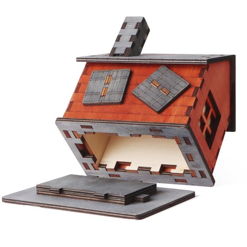 Puzzle Box-Mystery Wooden House, Money Box for Cash Gift-Puzzle Games for Adult and Kids-Toy for Ages 8-13 Boys