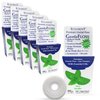 Eco-Dent GentleFloss Dental Floss, Waxed, Mint - Floss with Vegan Plant-Based Wax, Recyclable Cardboard Packaging, 100 Yds Ea (Pack of 6)