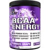 EVL BCAAs Amino Acids Powder - BCAA Energy Pre Workout Powder for Muscle Recovery Lean Growth and Endurance - Rehydrating BCAA Powder Post Workout Recovery Drink with Natural Caffeine - Furious Grape
