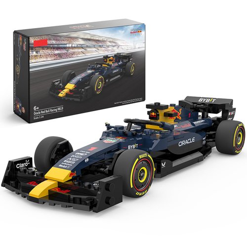 YYC 1:24 Oracle RedBull F1 RB19 Race Car Model Building Kit, Formula One Collectible Sports Car Construction Set with 333 Pcs Bricks, Birthday Gift for Boys, Girls, and Kids Ages 6+ Blue