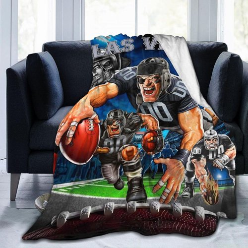 City Classic Football Throw Blanket Football Team Fan Gifts Soft Fleece Flannel Throw Blanket 50x40Inches Style4