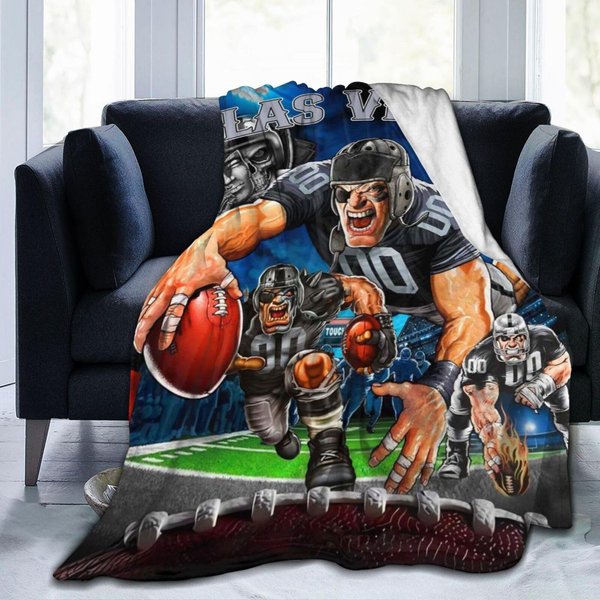 City Classic Football Throw Blanket Football Team Fan Gifts Soft Fleece Flannel Throw Blanket 50x40Inches Style4