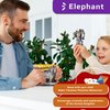 Forest & Twelfth 5" Elephant Jungle Animal Toys – Transforming Action Figure – Changes from a Detailed Animal Toy to a Unique Robot Toy in Seconds Great Gift for Both Girls and Boys (5" Elephant)
