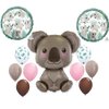 11pc New Party Balloons Baby Koala Bear Shower Any Occasion Birthday Australia New Zealand Travel Outback Jungle Animal Safari Favors Decor Eucalyptus