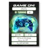 LoaHak Video Game Birthday Party Invitations, Video Game Birthday Invitations, Neon Party Invite, Birthday Party Invitations for Friends, Classmates, Teammates, etc. (046)