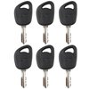 6PCS Lawn Mower Ignition Keys GY20680 Replacement for John Deere 1023E 1026R 2025R 2026R 100 LA LT SST X Series 1026R L100 L110 L108 L111 L118 L120 L130 LA125 LA130 LA135 LT150 LT155 D110