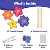 Skillmatics Art & Craft Activity - Poke-in Art Flower Bouquet, Mess-Free Art for Kids, Craft Kits, DIY Activity, Gifts for Girls & Boys Ages 4, 5, 6, 7, 8, 9