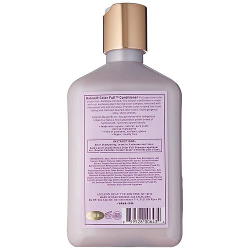 Rahua Color Full Hair Conditioner, 9.3 Fl Oz, Color-Safe Conditioner with Nourishing Natural, Plant-Based Derived Ingredients, Gardenia Scent, For Detangling, Vibrant Hair Color & Hair Care
