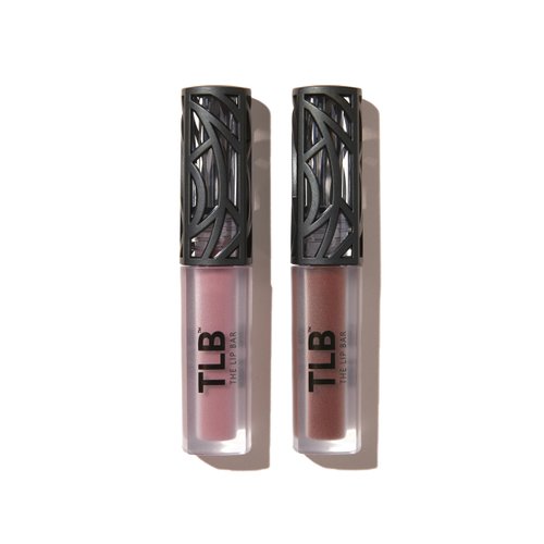 The Lip Bar - Nonstop Liquid Matte Lipstick 2-Pack, Curlfriend (Mauve Pink) + Savage (Chocolate R...