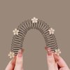 U Shape Hair Finishing Fixer Comb, Stretchable Invisible Flower Hair Clip, Flower Comb for Short Hair Styling Tools Hair, U Pin Hair Clips Hair band Accessories