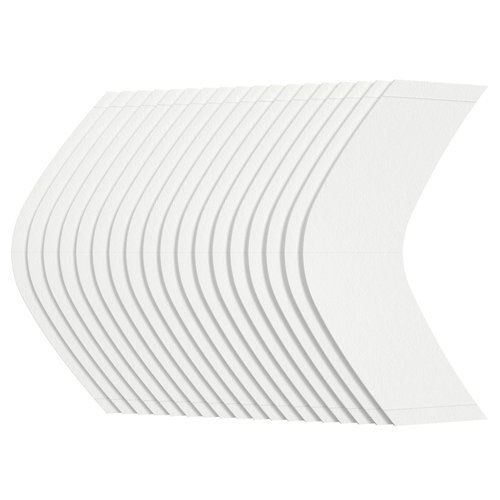 Sunshine Tape Hyper Hold Hairpiece Wig Tape (108 Pieces) | A Curve | Made in USA | Double Sided Adhesive Tape for Toupee Lace Front Wig | Ultra Hold Waterproof Strips