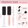 30 Pcs Foot File Dead Skin Foot Scrubber Remover Pedicure Double Sided Callus Heel Foot Scraper Professional Foot Exfoliator Feet Rasp for Smoothing Hard Rough Skin Kit, Pink, White, 7.87 x 1.77 Inch