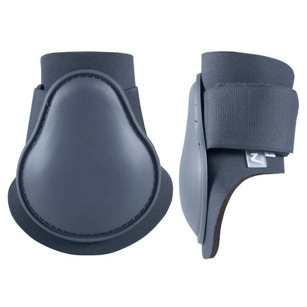 HORZE Chicago Fetlock Rear Boots | Lightweight, Adjustable, Jumping Horse Boots (Pair) - Dark Dark Blue - Horse