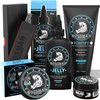 Bossman Complete Beard Kit - Men's Beard Oil Jelly, Fortify Shower Conditioner, Balm, Mustache Wax and Comb - Beard Softener, Growth, Care and Grooming Products Kit (Magic)