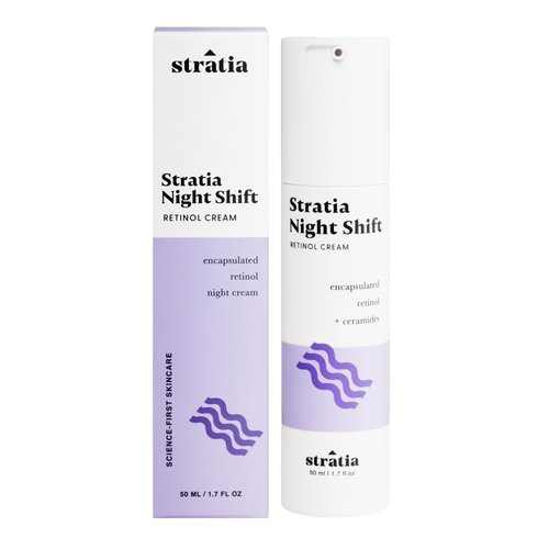 Stratia Night Shift | Age-Defying Night Cream with Encapsulated Retinol | Formulated for All Skin...