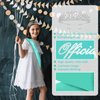 13th Birthday Decorations for Girls,Glitter 13th Birthday Cake Topper&sash,Happy Birthday Banner,Teal 13th birthday Balloons and Foil Balloons and 13th Birthday Crown-Teal Birthday Decor